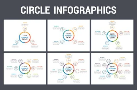 Circle Infographics Stock Illustration