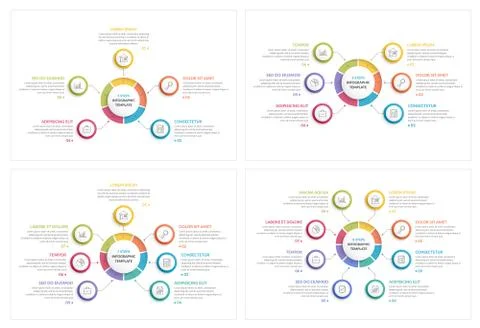 Circle Infographics Stock Illustration