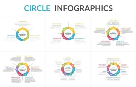 Circle Infographics Stock Illustration