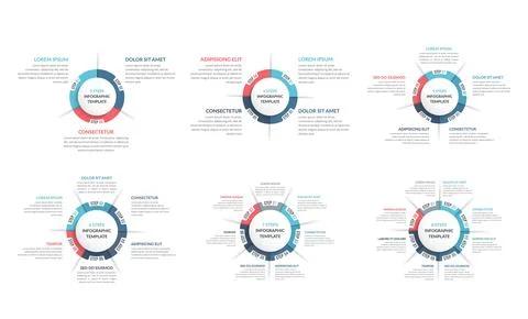 Circle Infographics Stockillustratie