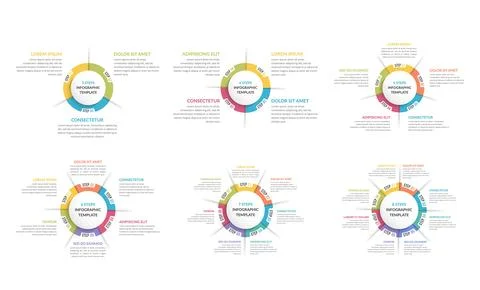 Circle Infographics Stock Illustration