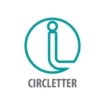Circle initial letter IL or I logo concept design. Symbol graphic template el Stock Illustration