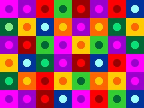 Circle inside square texture color circle inside square texture pattern ba... Stock Photos