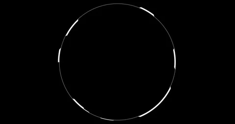 Circle Interface HUD Digital Elements 库存影片 342100058