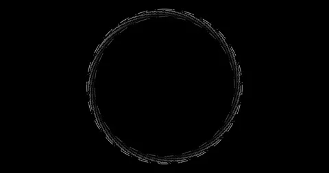 Circle Interface HUD Digital Elements 库存影片 342100082