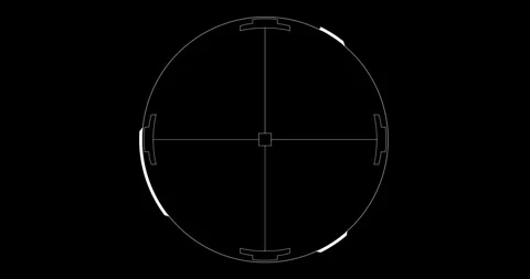 Circle Interface HUD Digital Elements 库存影片 342100174