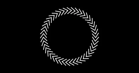 Circle Interface HUD Digital Elements 库存影片 342100184