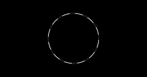 Circle Interface HUD Digital Elements 库存影片 342100270
