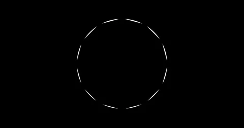 Circle Interface HUD Digital Elements Stock Footage 342100310