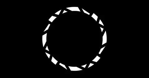Circle Interface HUD Digital Elements 库存影片 342100313