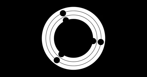 Circle Interface HUD Digital Elements 库存影片 342100437