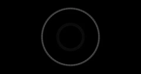 Circle Interface HUD Digital Elements 库存影片 342100484