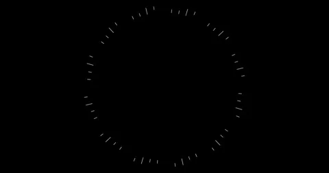 Circle Interface HUD Digital Elements Stock Footage 342100487