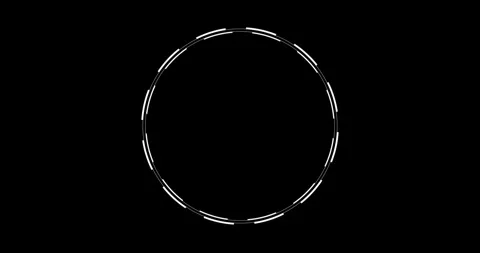 Circle Interface HUD Digital Elements 库存影片 342100492