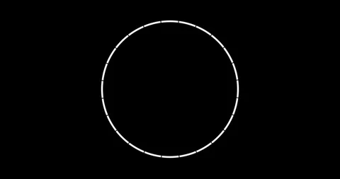 Circle Interface HUD Digital Elements 库存影片 342100526
