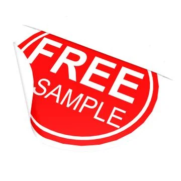 Circle label free sample Stock Illustration