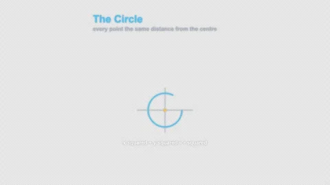 The Circle Labeled Geometry Animation Animation Alpha 4K 库存影片 339726863