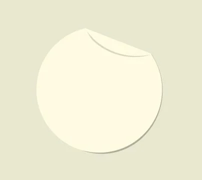 Circle labels sticky drop down graphic vector eps10 Stock Illustration