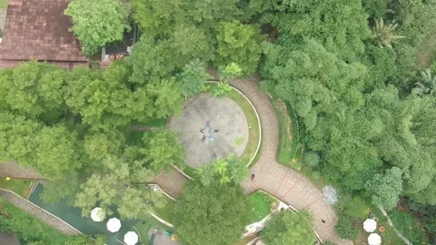 Circle lanscape Video stock 239922173