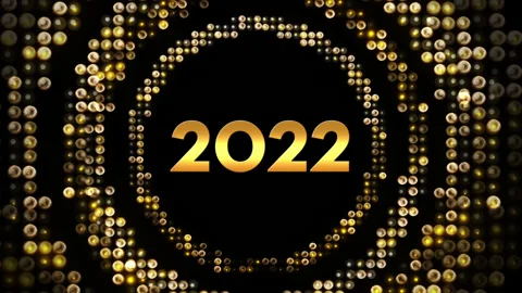 Circle Leds 2022  Stock Footage 166797141