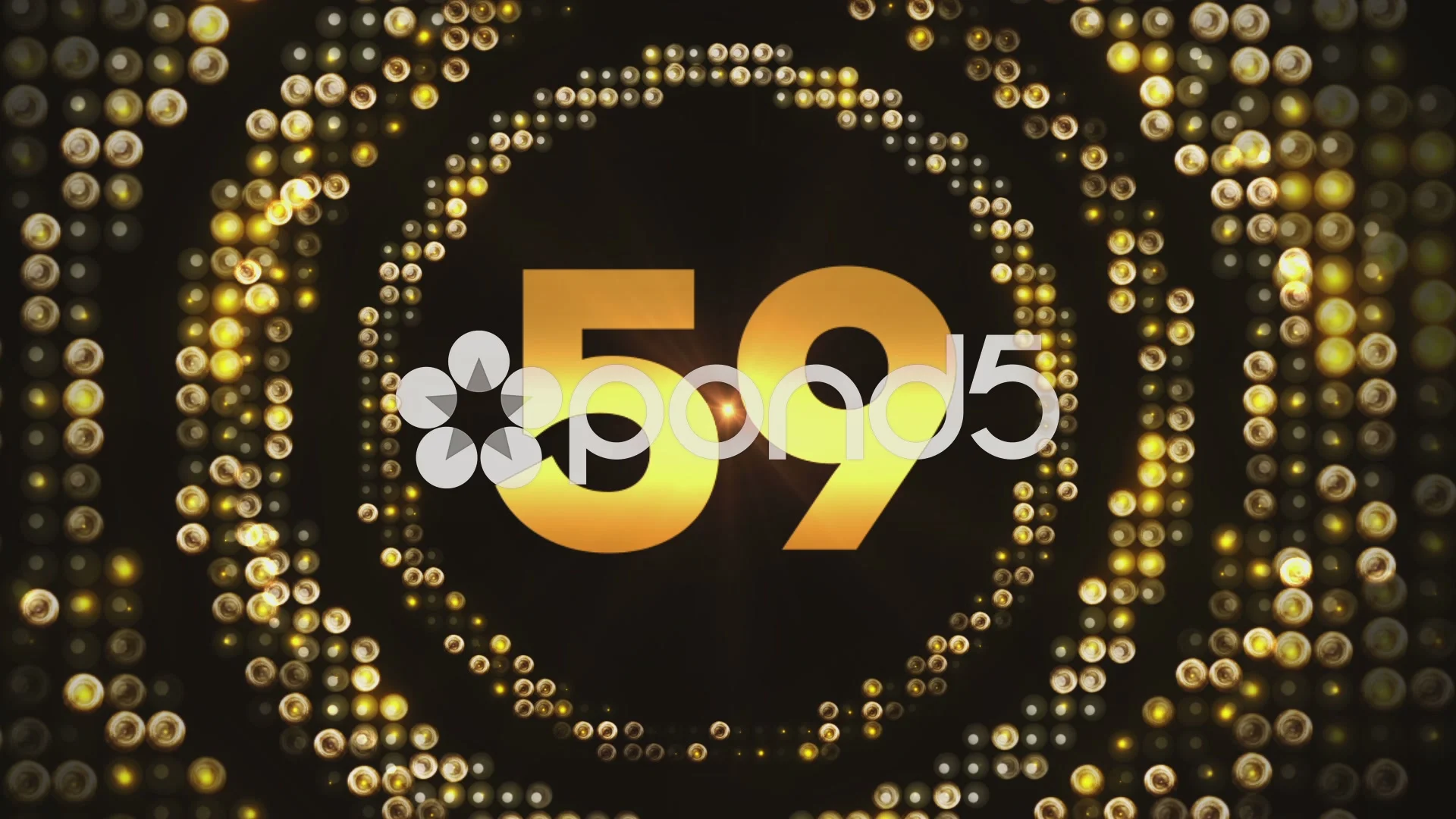 Circle Leds Countdown 60 | Stock Video | Pond5