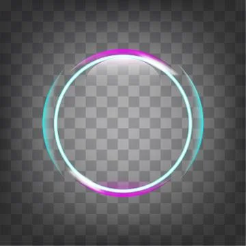 Circle light effect. Stock Illustration