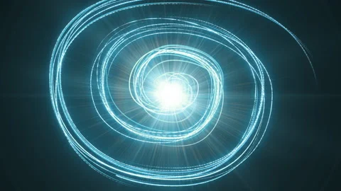 Circle light glow stroke trail line effect animation 库存影片 149305140