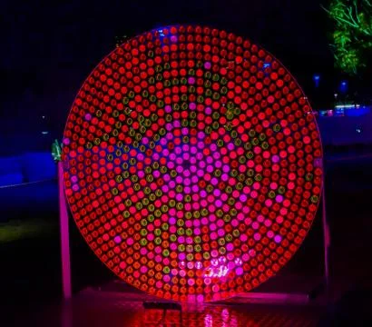 Circle of light 库存照片