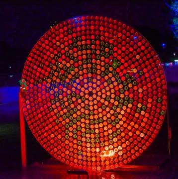 Circle of light 库存照片