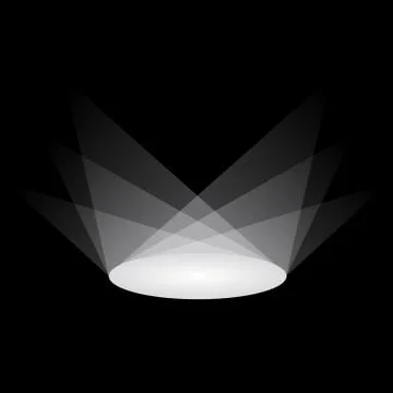 Circle light shadow Stock Illustration