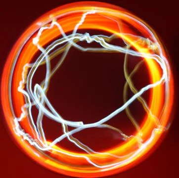 Circle light trail Stock-Illustration