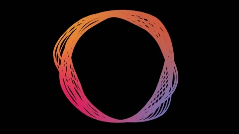 Circle light wave 스톡 동영상 240022712