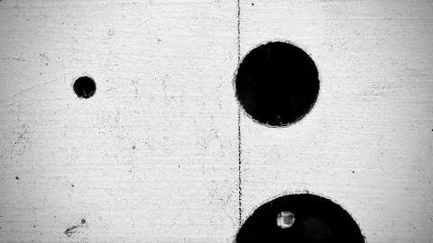 Circle line dot white &amp; black geometric Stock Photos