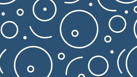 Circle line graphic blue background Stock Illustration