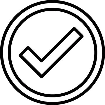 Circle Line Icon Design Stock Illustration