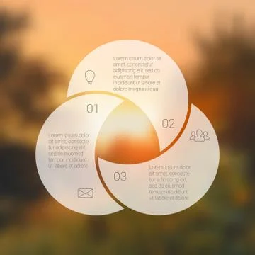 Circle line infographic. Stock Illustration