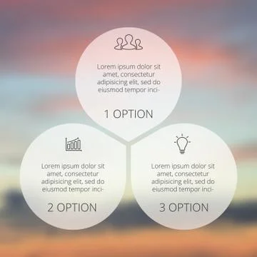 Circle line infographic. Template for cycle diagram, graph, presentation and Illustrazione stock