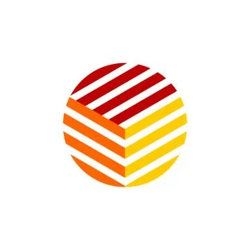 Circle Line Logo Template Illustration Design. EPS 10. Stock Illustration