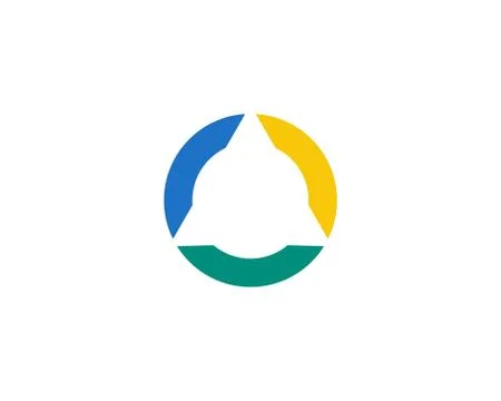 Circle line  Logo Template vector icon Stock Illustration