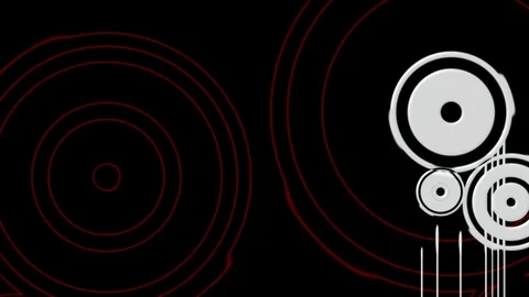 Circle line spin Stock Footage 99438523