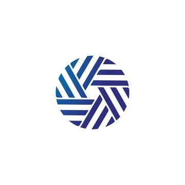 Circle lines a2 logo brand, symbol, design, graphic, minimalist.logo Stock Illustration