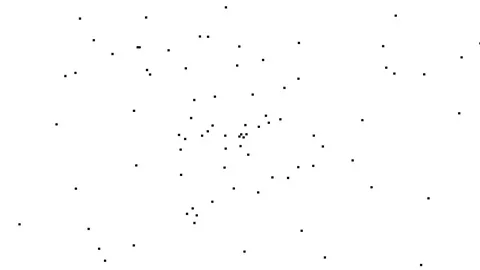 Circle of Lines Exploding With Glitch Effect to Pixel Cloud Stock Footage 118988926