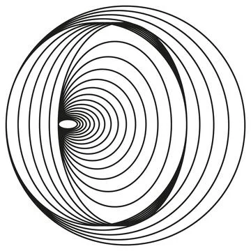 Circle lines Stock Illustration