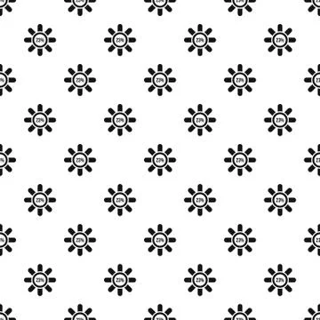 Circle loading, 23 percent pattern, simple style 스톡 일러스트
