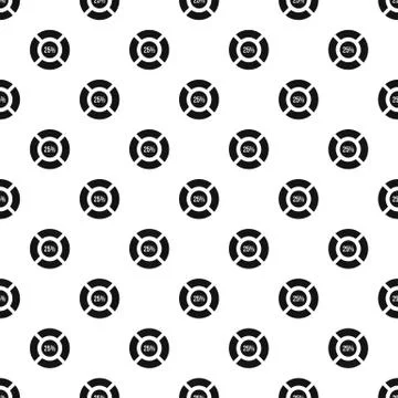 Circle loading, 25 percent pattern, simple style 스톡 일러스트