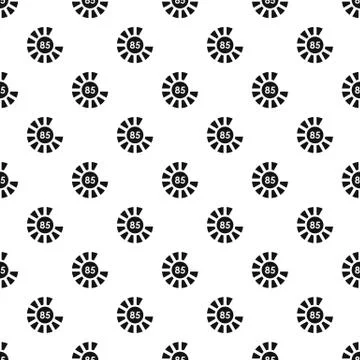 Circle loading, 85 percent pattern, simple style 스톡 일러스트