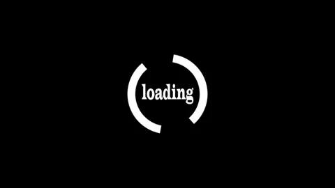 Circle loading animation video.loading circle upload or download animation. Stock Footage 297834089