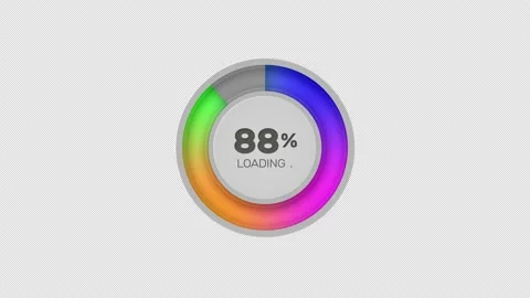 Circle Loading Bar Stock Footage 207773844