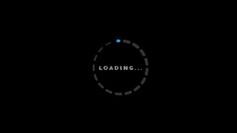 Circle Loading Bar Icon Animation – Elliptical Progress Motion. Stock Footage 286142940