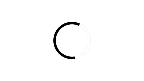 Circle Loading icon animation with background. Stock Footage 306557661